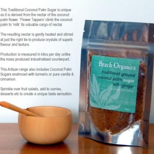 Ground Coconut Palm Sugar with GINGER