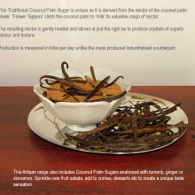 Ground Organic Coconut Palm Sugar w/Organic Vanilla & Cacao